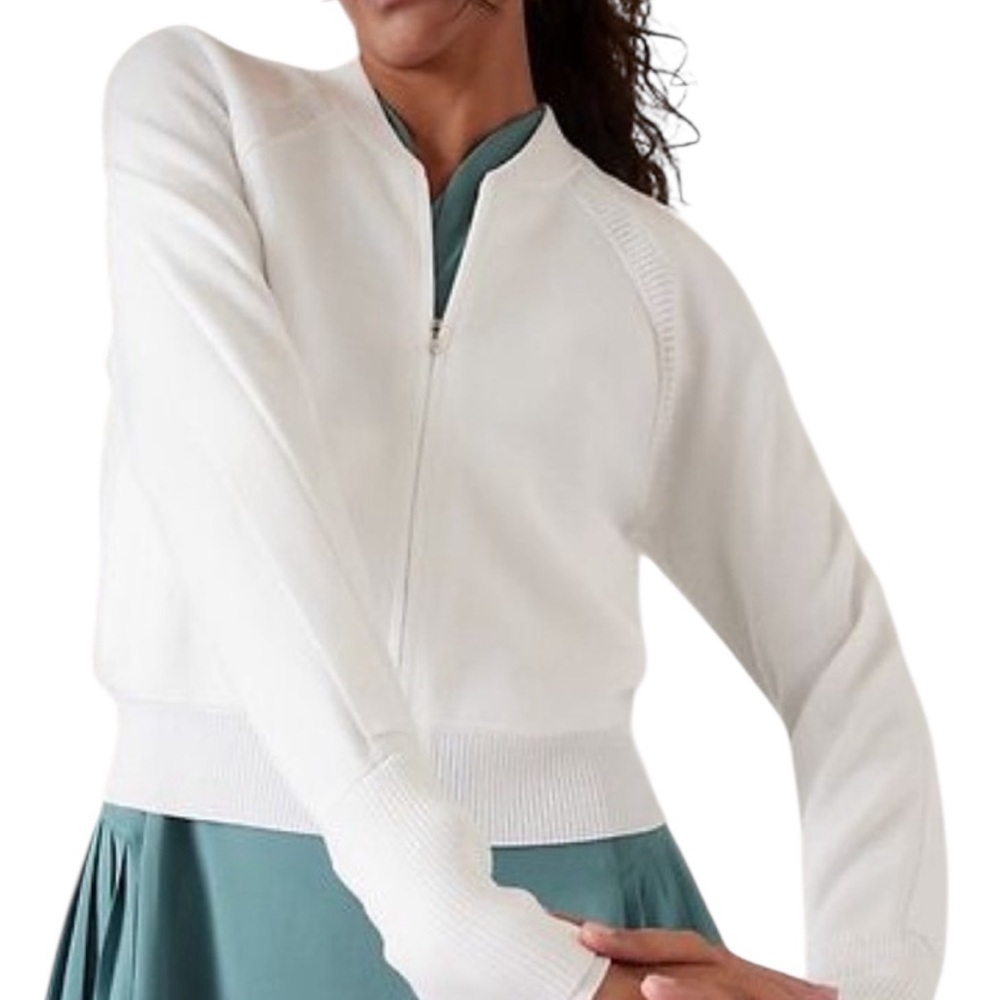 Athleta Advantage Sweater Bright White. C10